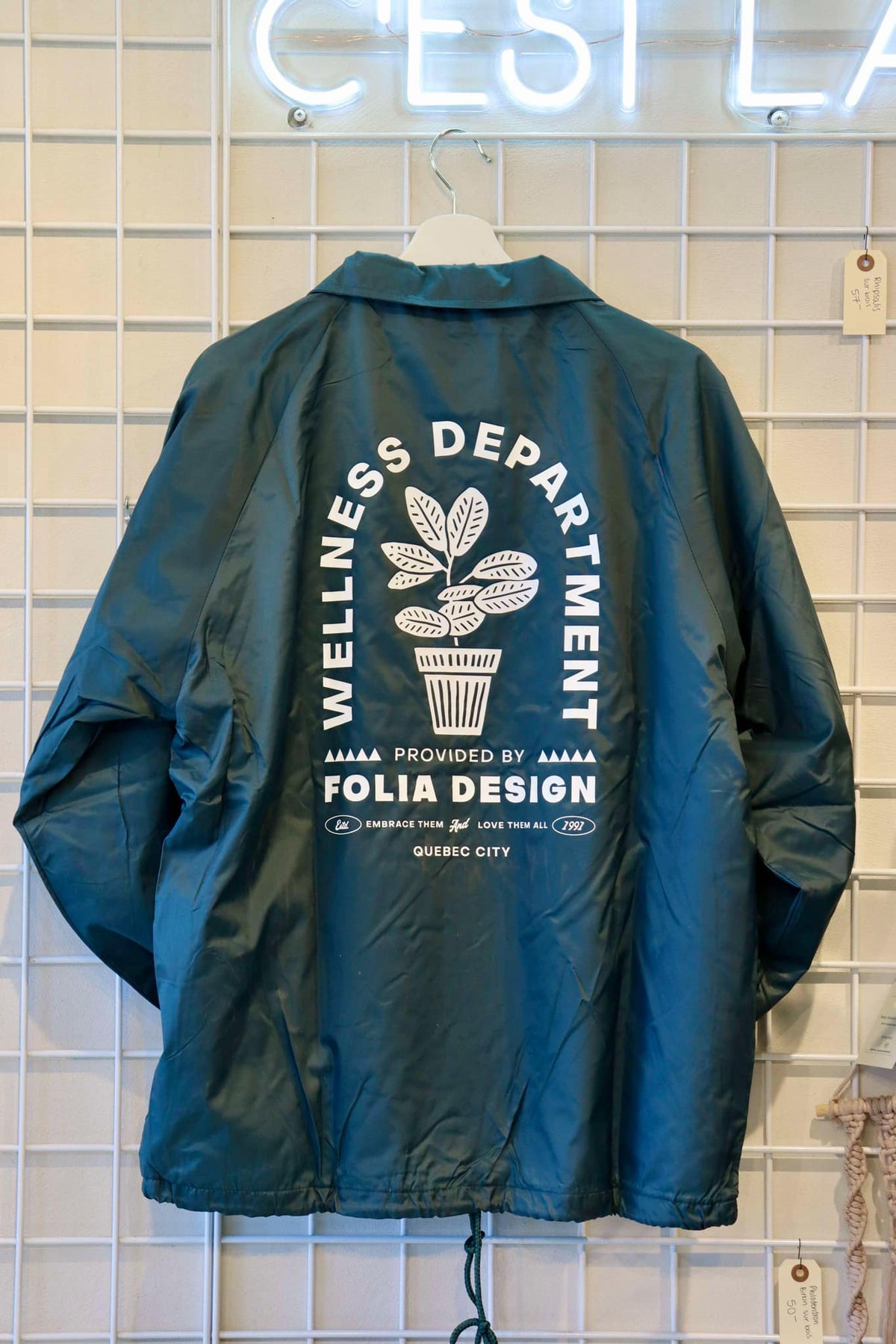 Jacket « wellness department »