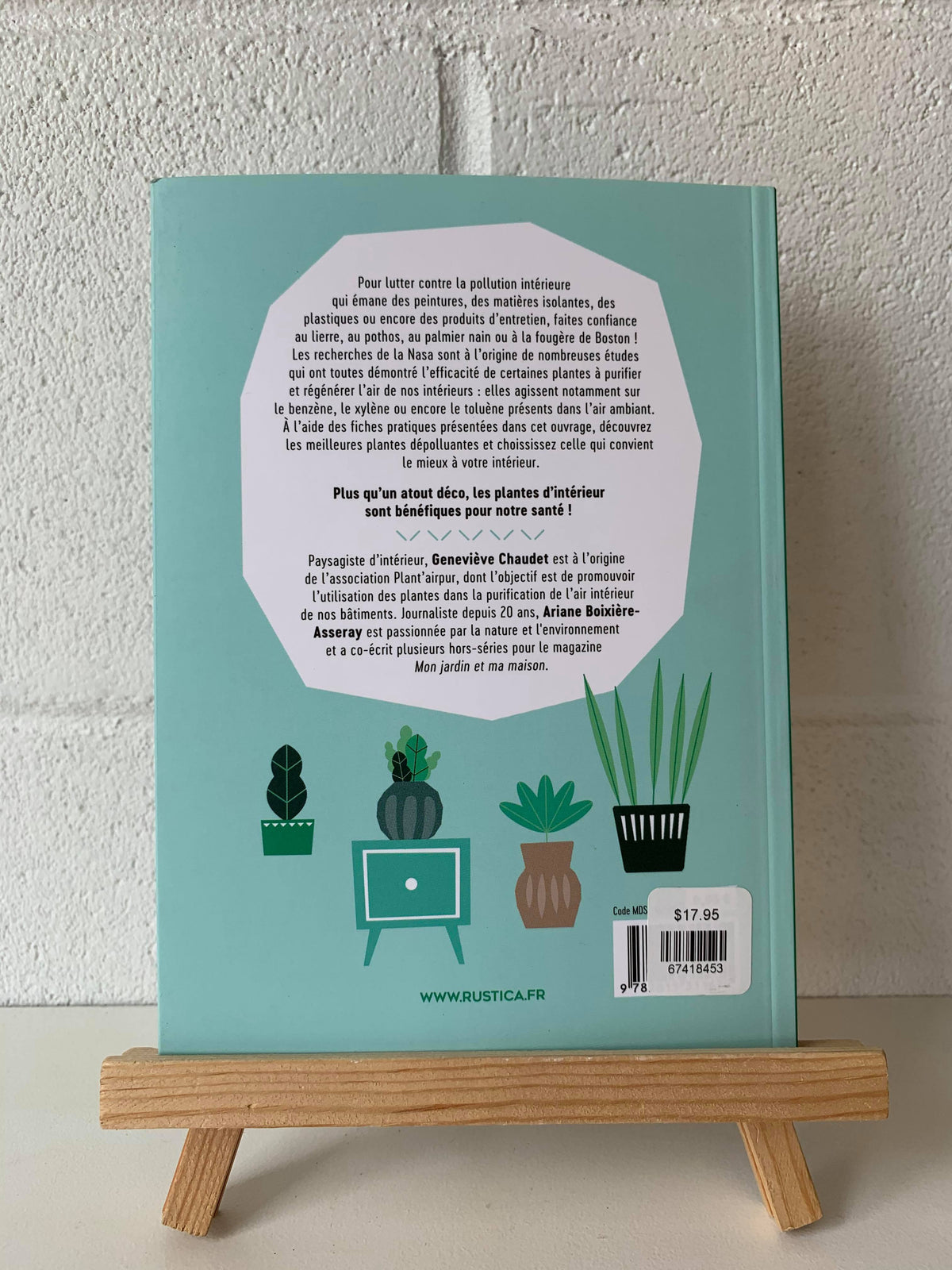 Livre « Mes plantes dépolluantes pour un intérieur zen » 