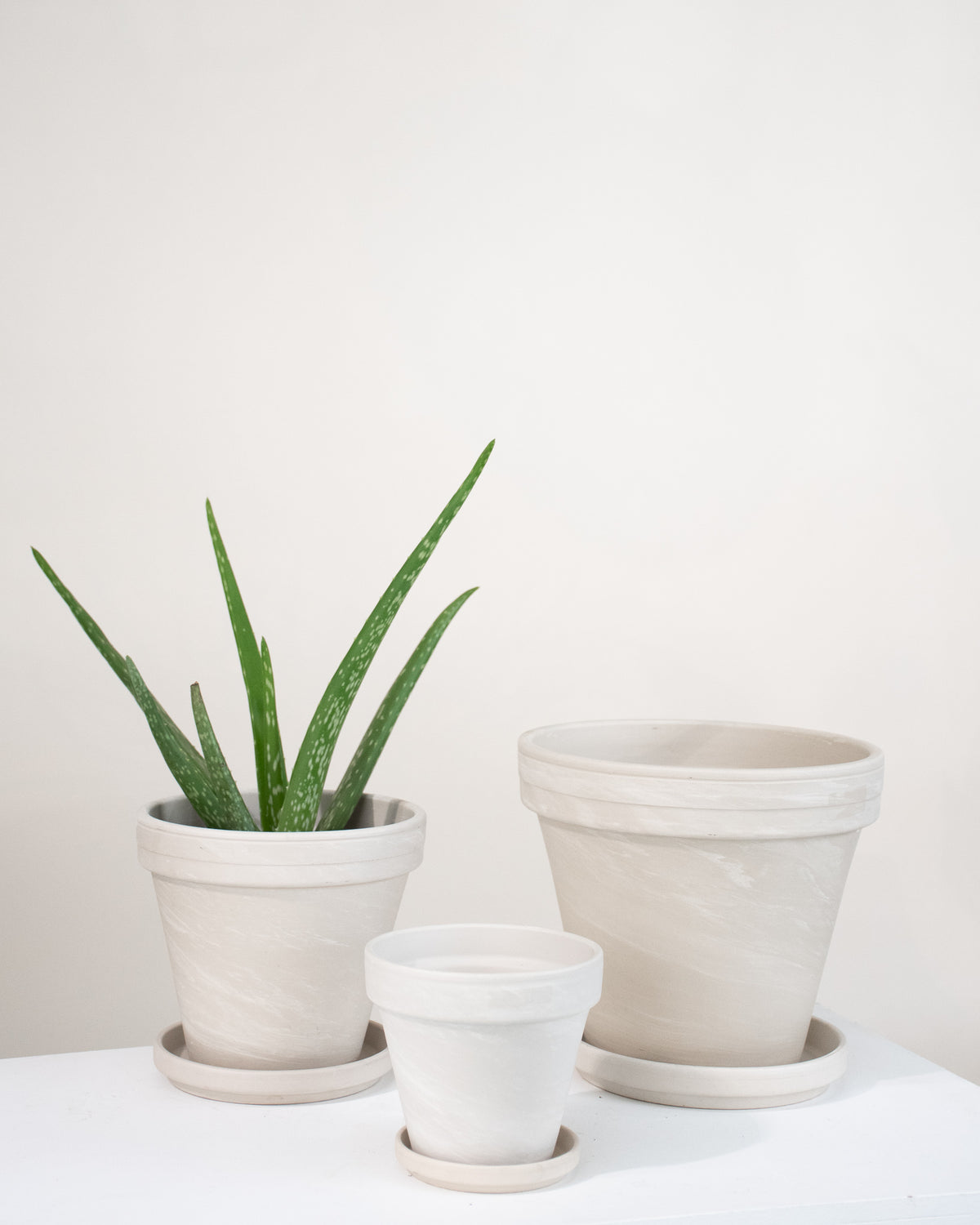 Pot et soucoupe Apollo