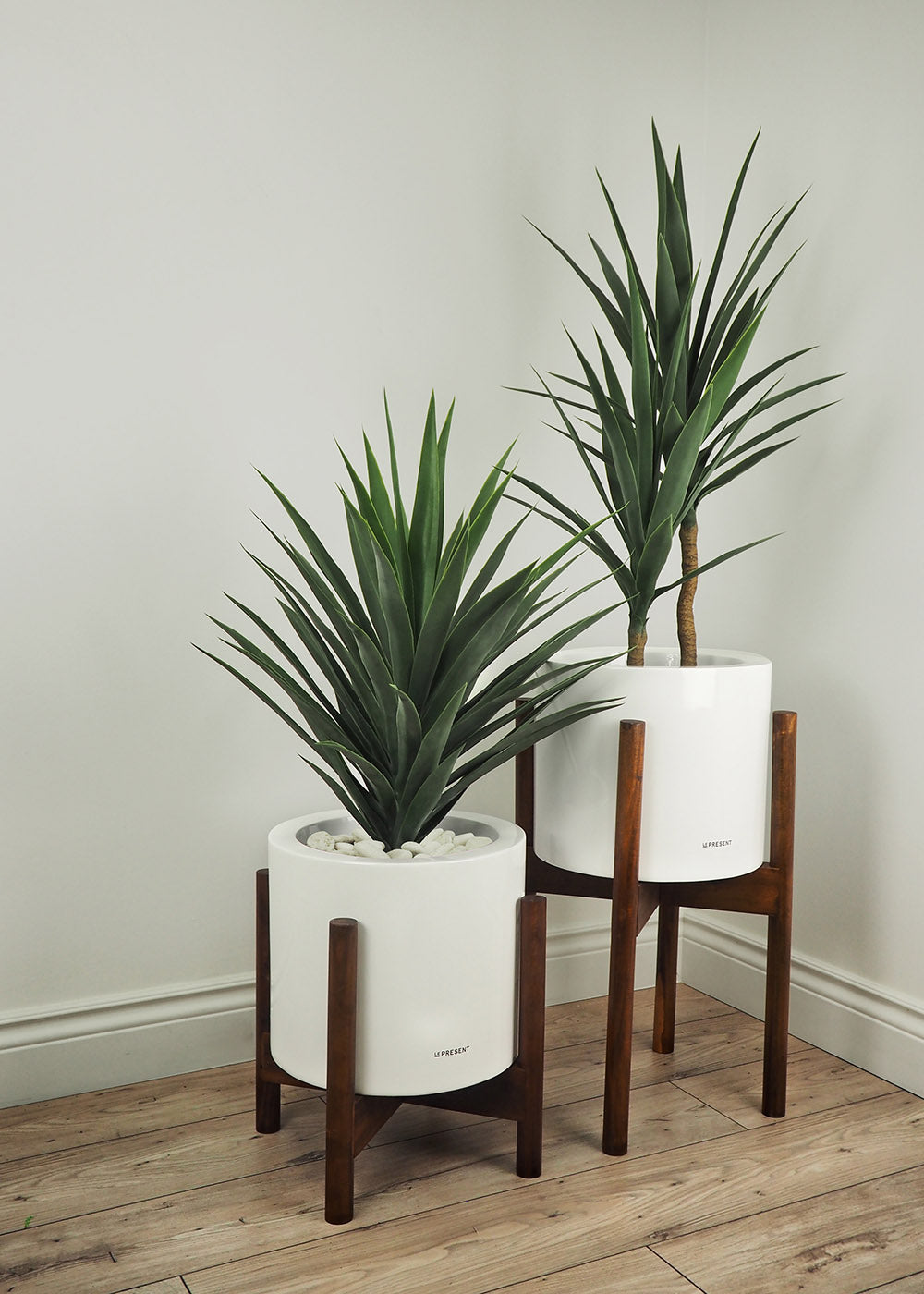 Support en bois Mid-Century