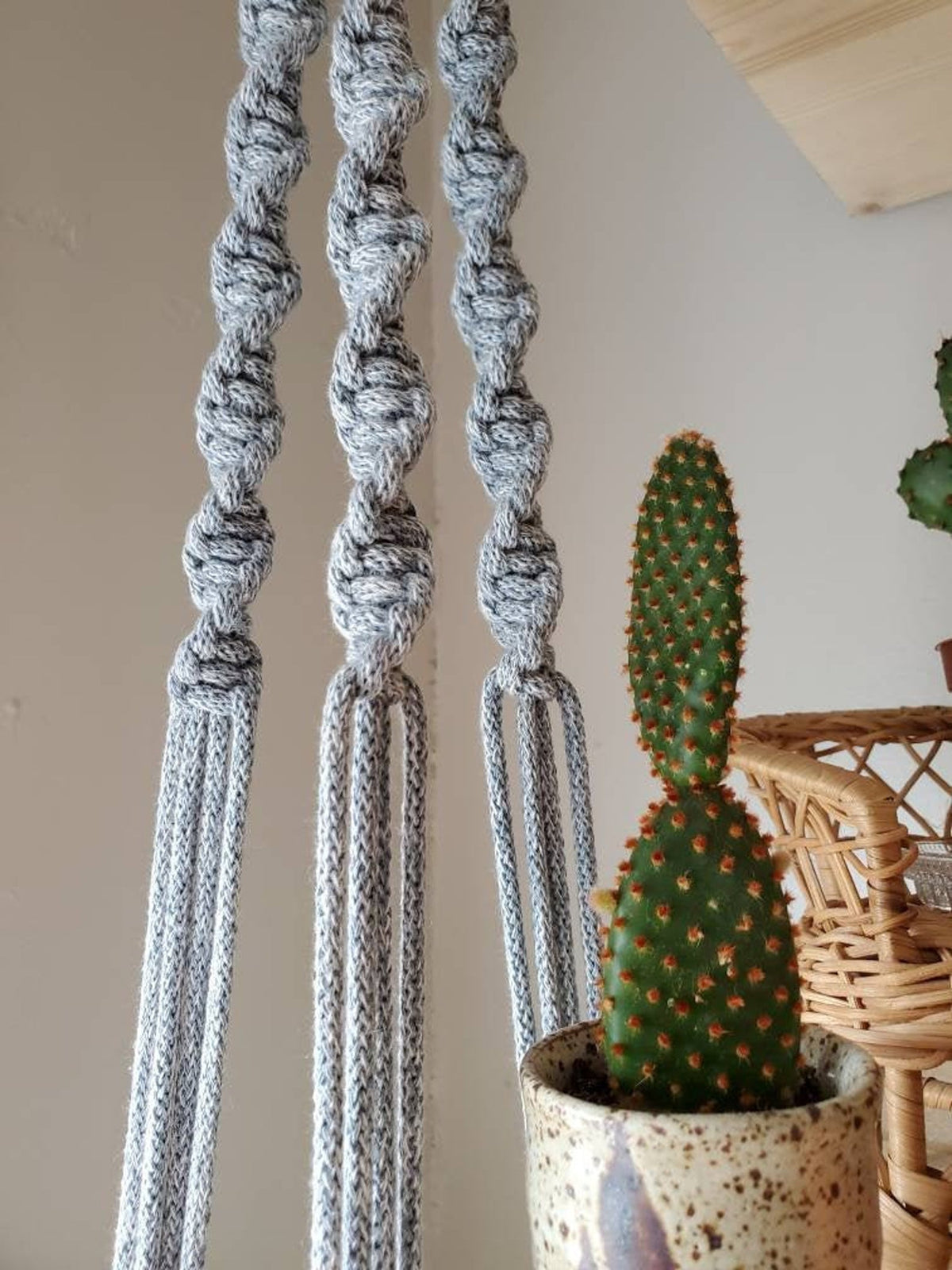 Jardinière macramé « Les Loleries » 
