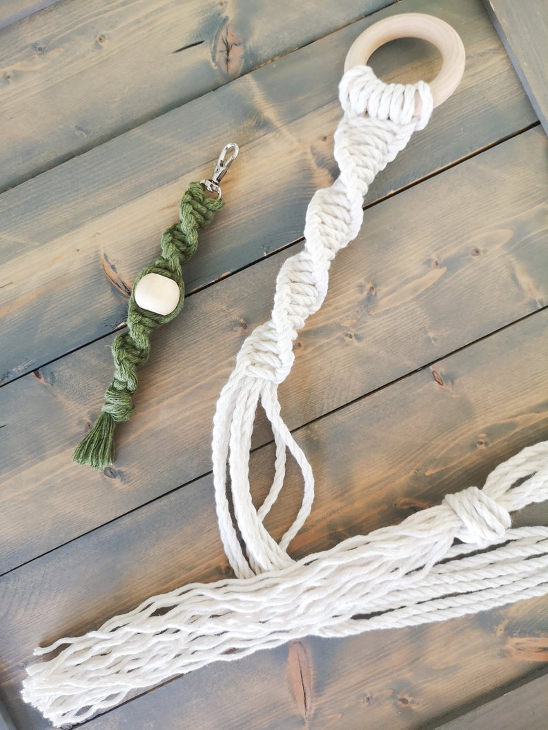 DIY Jardinière en macramé