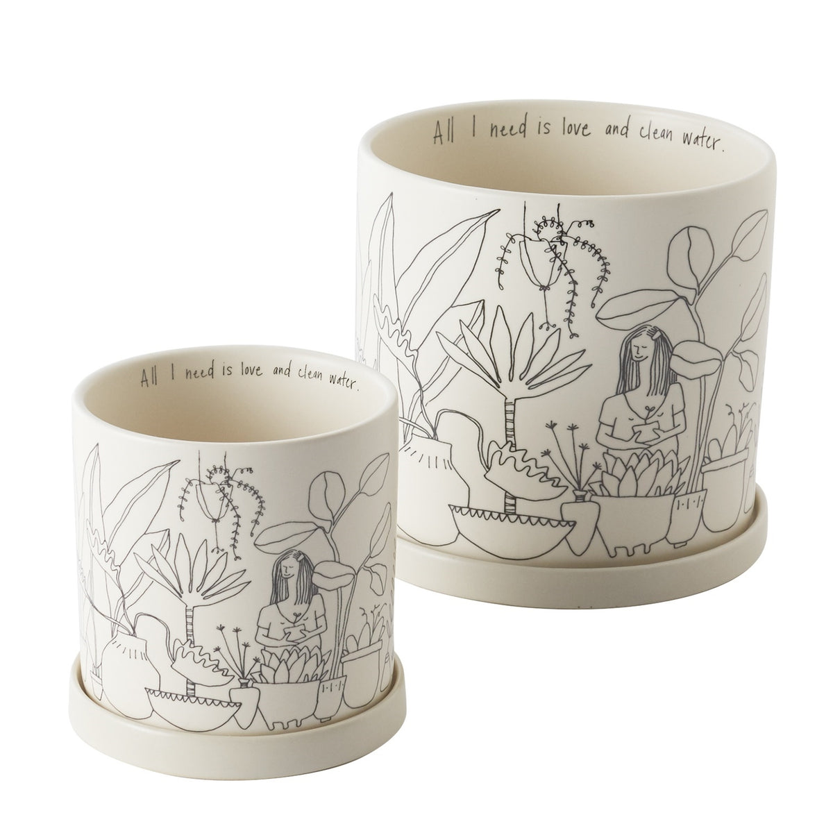 Pot « Plant Lady »